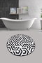 Mijölnir Line Djt Alfombrilla de Baño Multicolor 100 cm